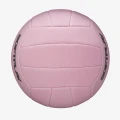Piłka plażowa Wilson AVP Soft Play - różowa, widok na boczne panele i logo Soft Play
