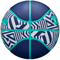 Wilson NBA DRV Plus Dazzle Camo - piłka do koszykówki outdoor z charakterystycznym wzorem i logotypem NBA.