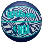 Wilson NBA DRV Plus Dazzle Camo - widok z tyłu, rozmiar 7, techniczne detale produktu.