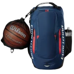 Plecak koszykarski Wilson Evolution Gearpack Scarlet - pojemna komora na piłkę i buty