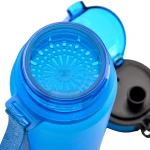 Bidon Meteor 650 ml niebieski – wbudowane sitko do owoców i lodu