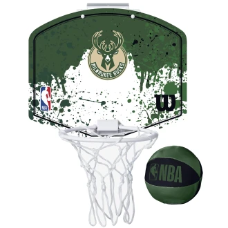 Mini tablica do koszykówki Wilson NBA Milwaukee Bucks