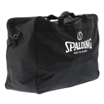 Torba na piłki Spalding Essential – pojemna, czarna torba sportowa dla koszykarzy
