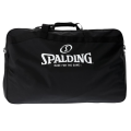 Czarna torba na piłki Spalding Essential – sportowy design i logo Spalding