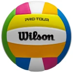 Kolorowa piłka do siatkówki Wilson Pro Tour multicolor – idealna do siatkówki halowej i rekreacyjnej.