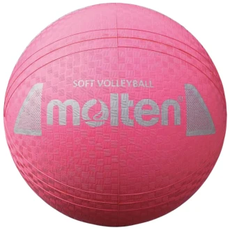 Piłka do siatkówki Molten Soft Volleyball różowa