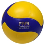 Piłka do siatkówki Mikasa V333W z certyfikatem FIVB – żółto-niebieska piłka siatkowa