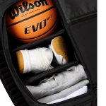 Wilson Evo Next torba sportowa czarna przegroda na piłkę koszykową i ubrania