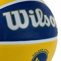 Wilson NBA Warriors piłka do kosza detale tekstury i logo drużyny