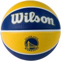 Wilson NBA Team Warriors piłka do kosza niebiesko żółta dla fana NBA