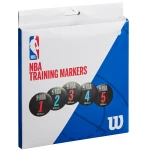 Znaczniki treningowe Wilson NBA Drv czarne zestaw do treningu
