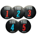 Znaczniki treningowe Wilson NBA numerowane 1 do 5 czarne