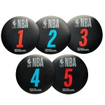 Znaczniki treningowe Wilson NBA numerowane 1 do 5 czarne