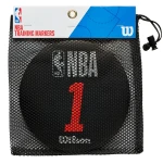 Znaczniki treningowe Wilson NBA Drv czarne w pokrowcu