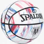 Piłka do koszykówki Spalding Marble (czerwona/biala/niebieska)