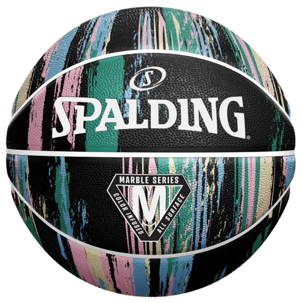 Piłka do koszykówki Spalding Marble Black