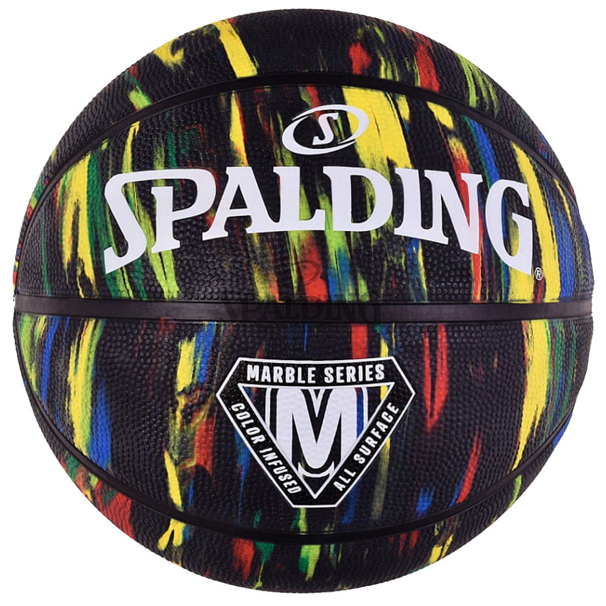 Piłka do koszykówki Spalding Marble Black
